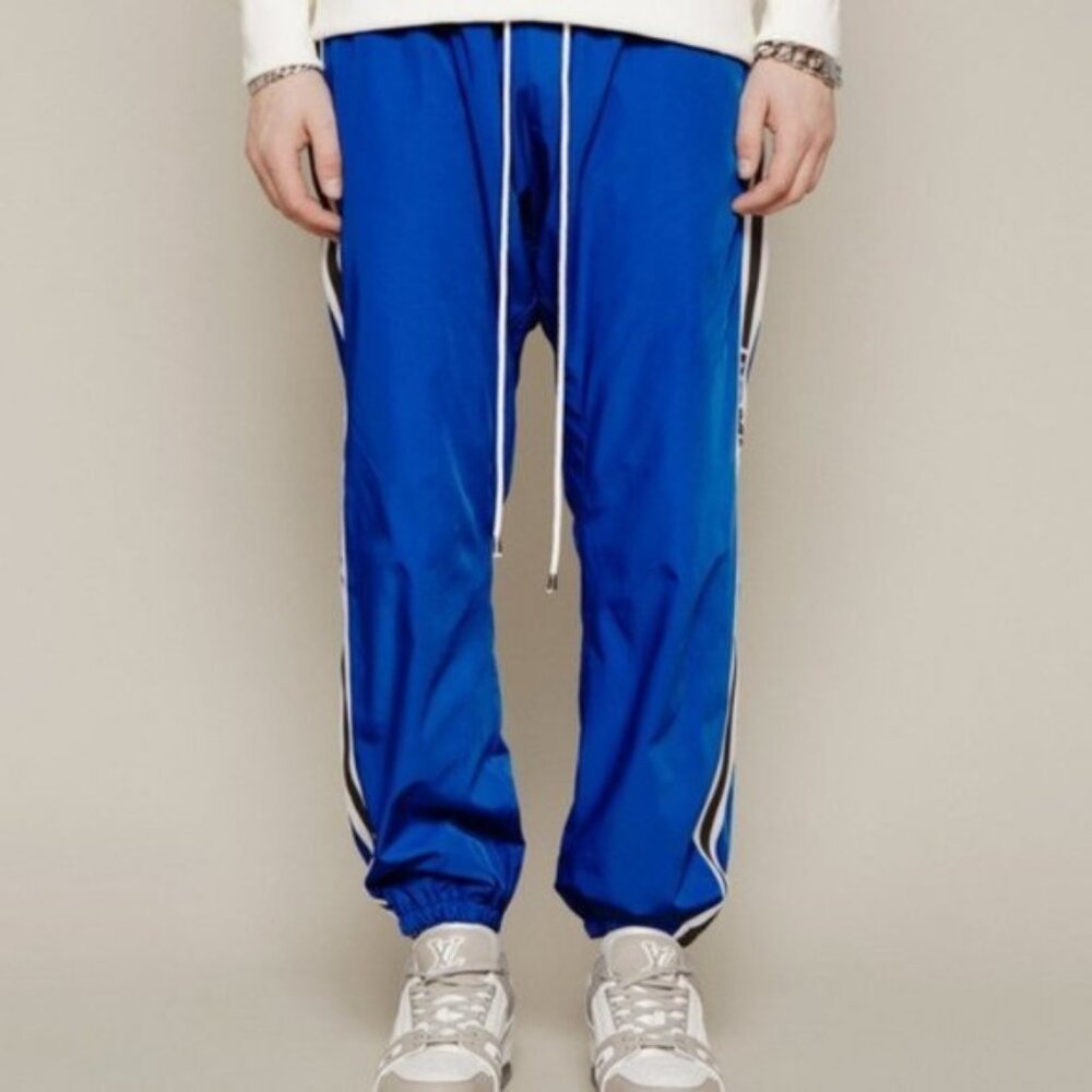 Domrebel relaxed track pants/joggers - blue